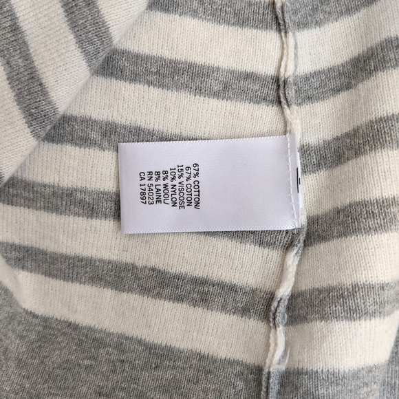 Banana Republic Striped Cotton Blend Cardigan - Picture 5 of 5